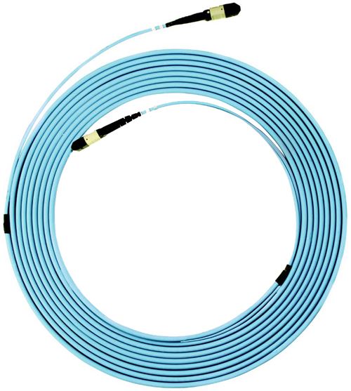 20M OM3 MPO ELITE Trunk Multimode Fibre Cable. POLARITY A Straight Through Cable