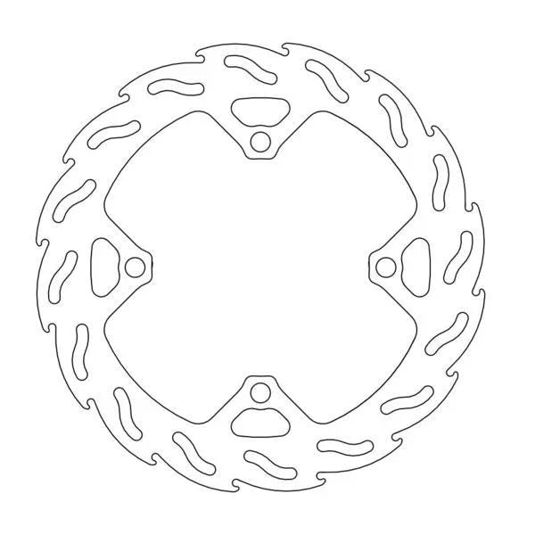 BRAKE ROTOR MOTO MASTER FLAME REAR - LX2001 - Homewares, Outdoor, Phone Accessories, Cases, Speakers, Headphones + More -