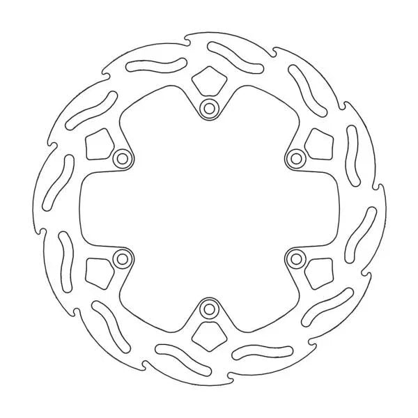 BRAKE DISC REAR MOTO MASTER FACTORY FLAME 4.4MM FOR HEAVY BRAKE DRAGGERS HUSQVARNA GASGAS KTM - LX2001 - Homewares, Outdoor, Phone Accessories, Cases, Speakers, Headphones + More -