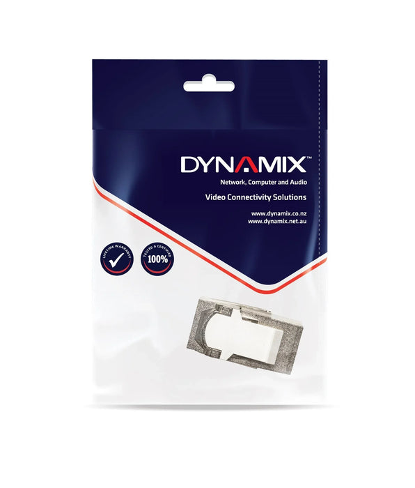 DYNAMIX Cat 6A Sheilded Coupler Keystone Straight Through Wiring Colour Silver - LX2001 - Homewares, Outdoor, Phone Accessories, Cases, Speakers, Headphones + More -