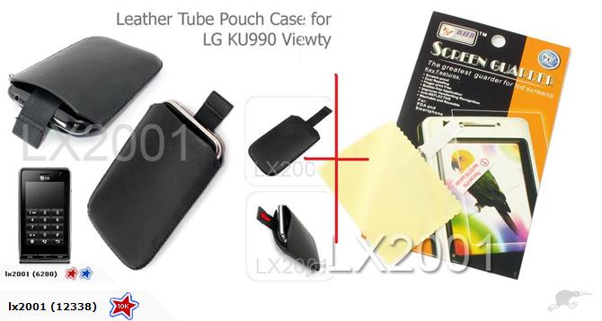 LG KU990 KU990i Case + Screen Protector