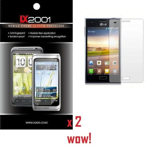 LG Optimus L5 E610 Leather + Gel Case + 2 x SP - LX2001 - Homewares, Outdoor, Phone Accessories, Cases, Speakers, Headphones + More -