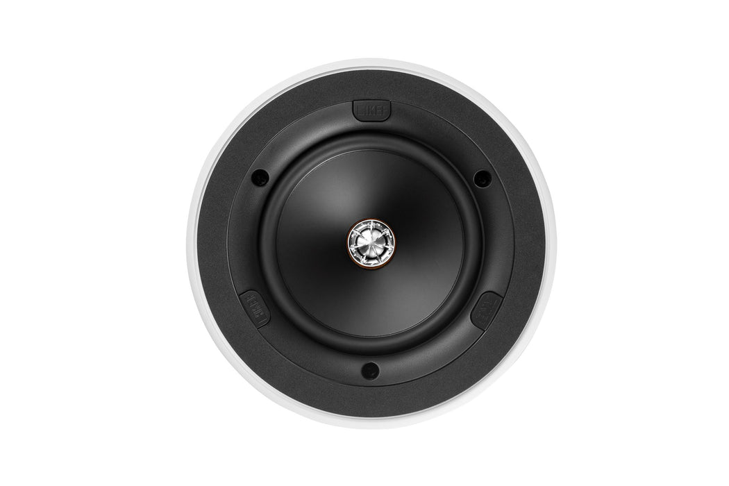 KEF Ultra Thin Bezel 5.25'' Round In Ceiling Speaker. 130mm Uni-Q driver with 16
