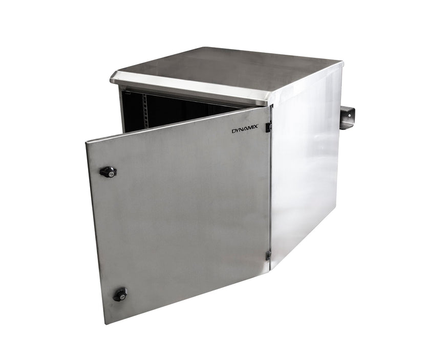 DYNAMIX 12RU Stainless Outdoor Cabinet 611x625x640mm (WxDxH). SUS316 Stainless S