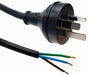 DYNAMIX 1M 3-Pin Plug to Bare End, 3 Core 1mm Cable, Black Colour, SAA Approved - LX2001 - Homewares, Outdoor, Phone Accessories, Cases, Speakers, Headphones + More -