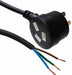 DYNAMIX 3M 3-Pin Tapon Plug to Bare End, 3 Core 1mm Cable Black SAA Approved - LX2001 - Homewares, Outdoor, Phone Accessories, Cases, Speakers, Headphones + More -