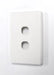 AMDEX Switch Plate ONLY. 2 Gang WPC Series Wall Face Full Cover Plate. (Accepts - LX2001 - Homewares, Outdoor, Phone Accessories, Cases, Speakers, Headphones + More -