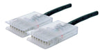 DYNAMIX 1m 4x Pair 110/110 Cat5e Patch Lead: Default Black, A spec - LX2001 - Homewares, Outdoor, Phone Accessories, Cases, Speakers, Headphones + More -