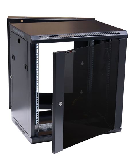 DYNAMIX LITE 9RU Swing Wall Mount Cabinet. Right hand mounted. The LITE version