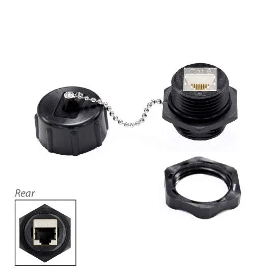 DYNAMIX IP67 Rated Cat6 Shielded Joiner with Dust Cap. - LX2001 - Homewares, Outdoor, Phone Accessories, Cases, Speakers, Headphones + More -