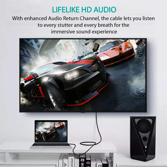 PROMATE 2m HDMI 2.1 Full Ultra HD (FUHD) Audio Video Cable. Supports up to 8K. M - LX2001 - Homewares, Outdoor, Phone Accessories, Cases, Speakers, Headphones + More -