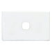 TRADESAVE Switch Plate ONLY. 1 Gang Accepts all Tradesave Mechanisms. Moulded in