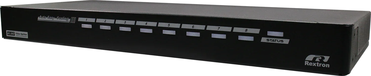 REXTRON 1 in 8 Out HDMI 2.0 Splitter. Supports Ultra-HD Resolution up to 4K@60Hz - LX2001 - Homewares, Outdoor, Phone Accessories, Cases, Speakers, Headphones + More -