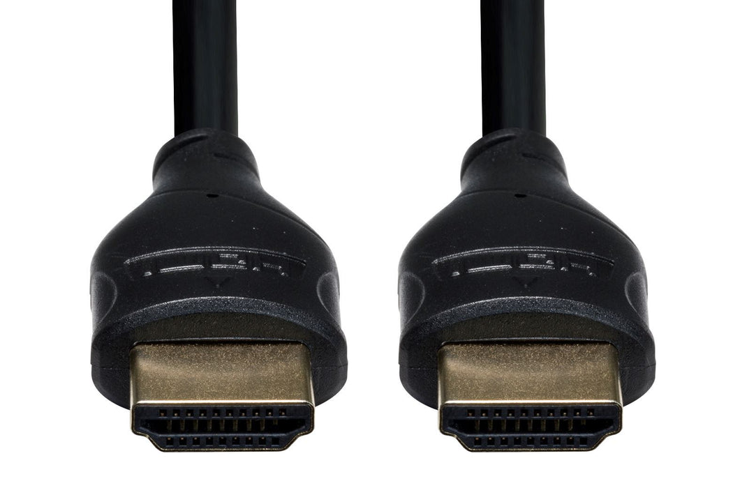 DYNAMIX 0.5m HDMI 10Gbs Slimline High-Speed Cable with Ethernet 4K2K@24/30Hz