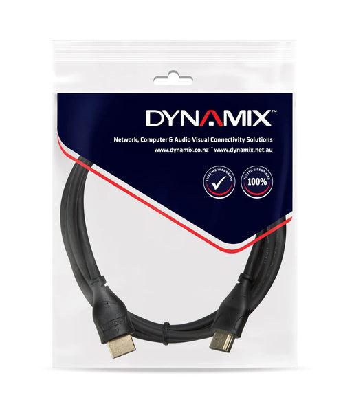 DYNAMIX 0.5m HDMI 10Gbs Slimline High-Speed Cable with Ethernet 4K2K@24/30Hz - LX2001 - Homewares, Outdoor, Phone Accessories, Cases, Speakers, Headphones + More -