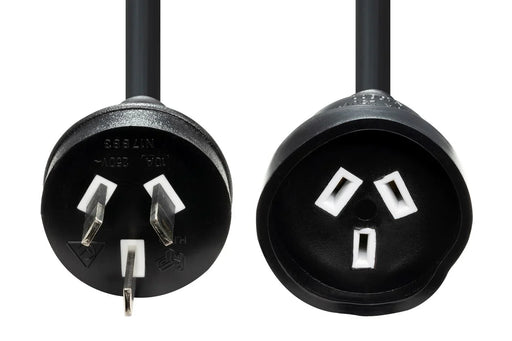 DYNAMIX 5M 240v 10A Standard Duty Power Extension Lead (3 Core 1.0mm) Black - LX2001 - Homewares, Outdoor, Phone Accessories, Cases, Speakers, Headphones + More -