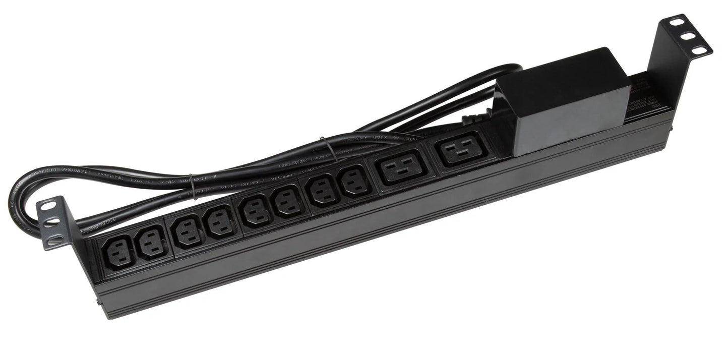 DYNAMIX 10 Outlet Horizontal Power Rail (8x 10A IEC C13 & 2x 16A IEC C19). with - LX2001 - Homewares, Outdoor, Phone Accessories, Cases, Speakers, Headphones + More -