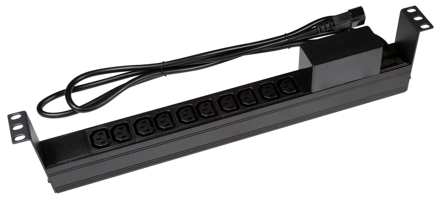 DYNAMIX 10 Outlet Horizontal Power Rail (10A IEC C13) with 6KA C-Curve Circuit B - LX2001 - Homewares, Outdoor, Phone Accessories, Cases, Speakers, Headphones + More -