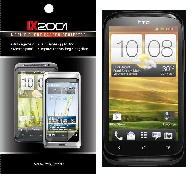 2 x (HTC Desire X Rubber Hard Case + SP)