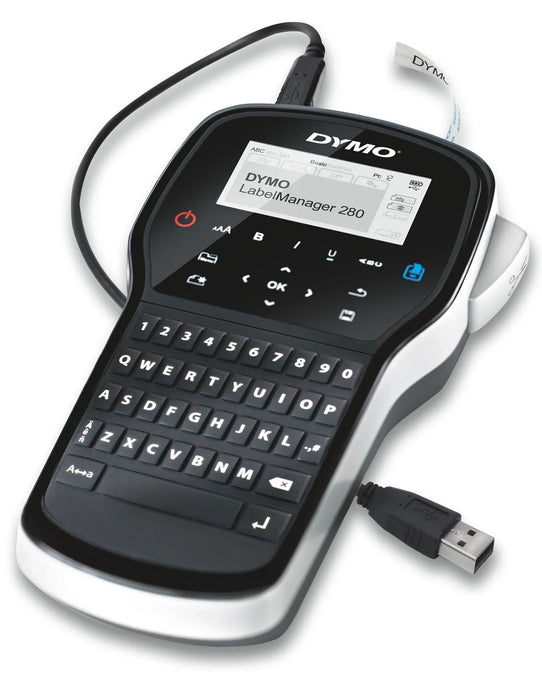 DYMO LabelManager 280P Portable Label Maker with QWERTY Keyboard. Quick and easy - LX2001 - Homewares, Outdoor, Phone Accessories, Cases, Speakers, Headphones + More -