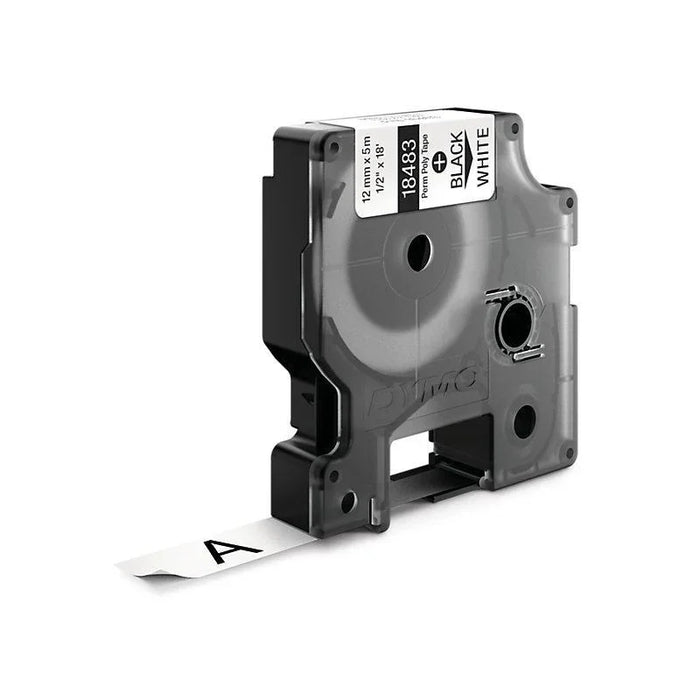 DYMO Genuine Rhino Industrial Labels-Permanent Polyester 12mm, Black on White.Fo - LX2001 - Homewares, Outdoor, Phone Accessories, Cases, Speakers, Headphones + More -