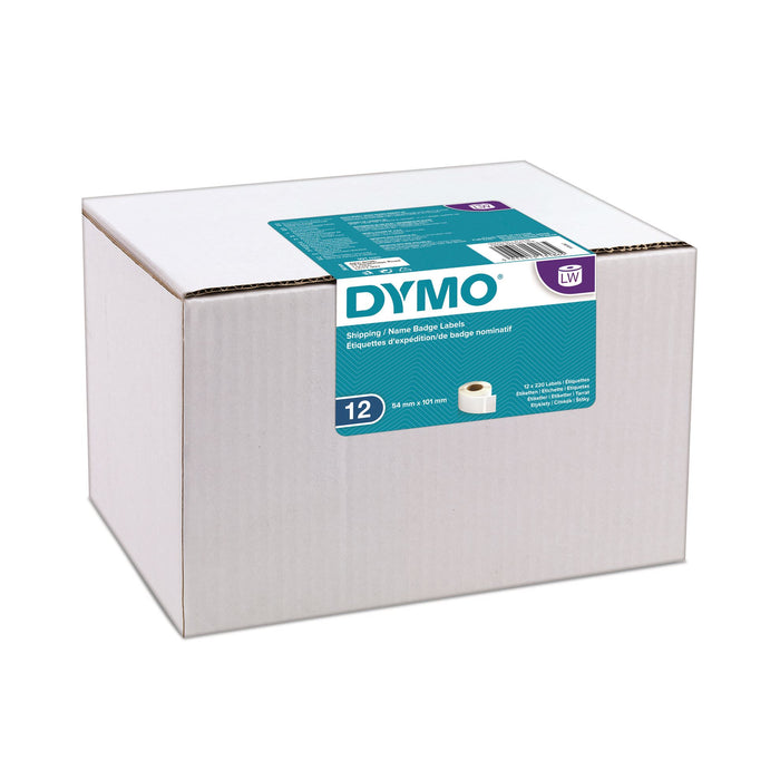 DYMO Genuine LabelWriter Shipping Labels,54mm x 101mm, 220 labels/roll, Bulk pac