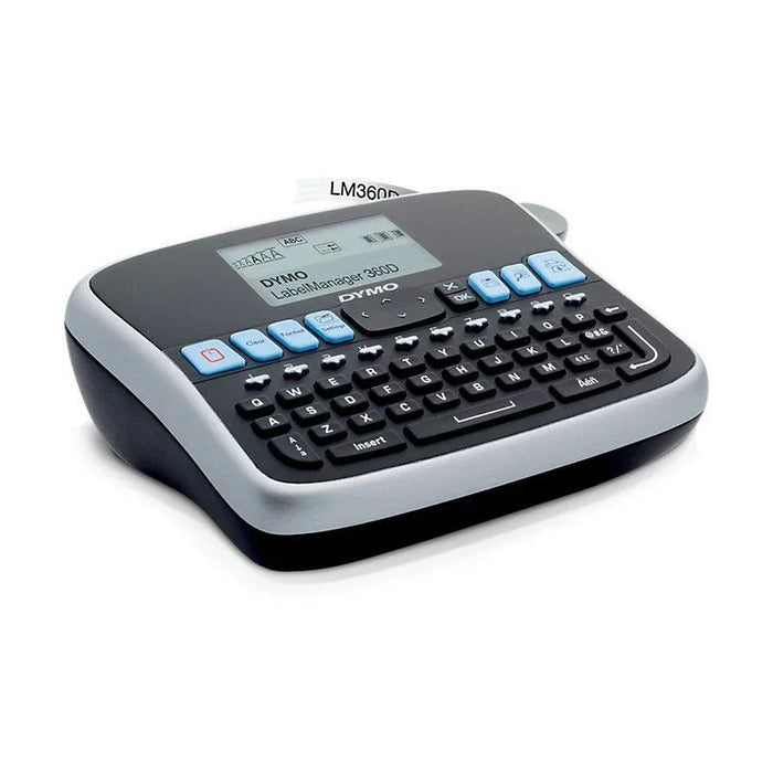 DYMO LabelManager 360D Desktop Labeller;with QWERTY keyboard 7 font sizes; 3 fo - LX2001 - Homewares, Outdoor, Phone Accessories, Cases, Speakers, Headphones + More -