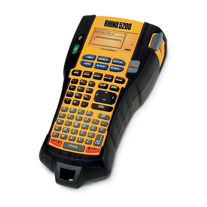 Key Labeller DYMO Rhino 5200 Industrial Labeller Hard Case Kit;Hot-keys to print pr ...