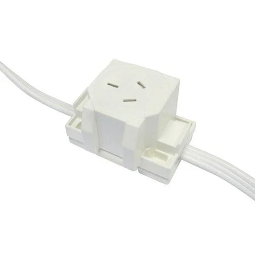 TRADESAVE Single Plug Base Socket. Self Terminating. White colour, Rating 10A,24 - LX2001 - Homewares, Outdoor, Phone Accessories, Cases, Speakers, Headphones + More -