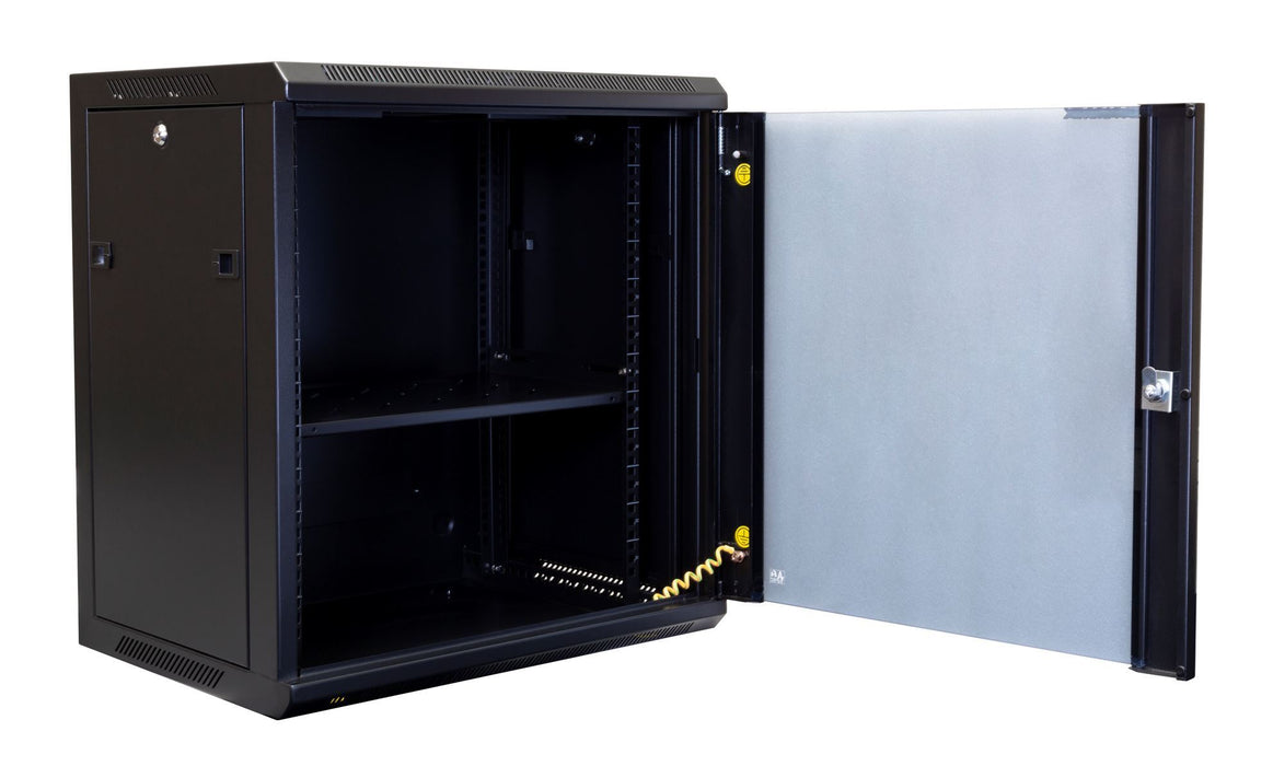 DYNAMIX 12RU Wall Mount Cabinet 450mm Deep (600 x 450 x 635mm). Includes 1x Fixe