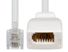 DYNAMIX 0.08m Cable-BT Socket to RJ11 Plug (for Phone to Modem Connection)