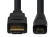 DYNAMIX 1m HDMI to HDMI Micro Cable v1.4. Max Res: 4K@30Hz. Colour Black. - LX2001 - Homewares, Outdoor, Phone Accessories, Cases, Speakers, Headphones + More -