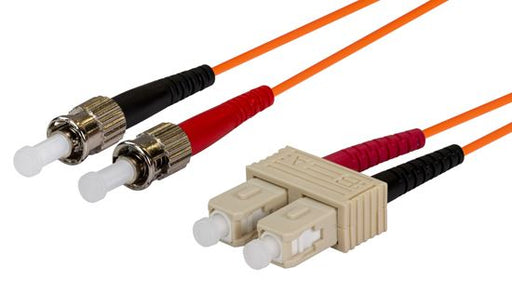 DYNAMIX 5M 62.5u SC/ST OM1 Fibre Lead (Duplex, Multimode) Orange LSZH Jacket