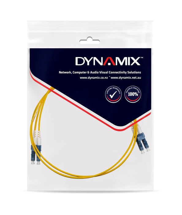 DYNAMIX 5M 9u LC/LC Duplex Single Mode G657A1 Bend Insensitive Fibre Lead - LX2001 - Homewares, Outdoor, Phone Accessories, Cases, Speakers, Headphones + More -
