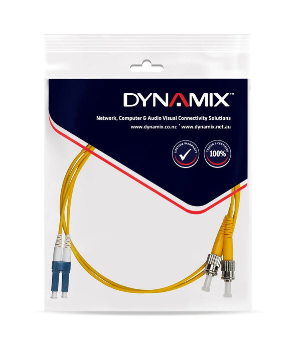 DYNAMIX 20M 9u LC/ST Duplex Single Mode G657A1 Bend Insensitive Fibre Lead - LX2001 - Homewares, Outdoor, Phone Accessories, Cases, Speakers, Headphones + More -