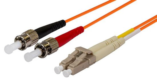 DYNAMIX 3M 62.5u LC/ST OM1 Fibre Lead (Duplex, Multimode) Orange LSZH Jacket