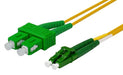 5M 9u LC APC/SC APC Duplex Single Mode G657A1 Bend Insensitive Fibre Lead