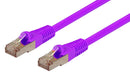 DYNAMIX 3m Cat6A S/FTP Purple Slimline Shielded 10G Patch Lead. 26AWG (Cat6 Augm - LX2001 - Homewares, Outdoor, Phone Accessories, Cases, Speakers, Headphones + More -