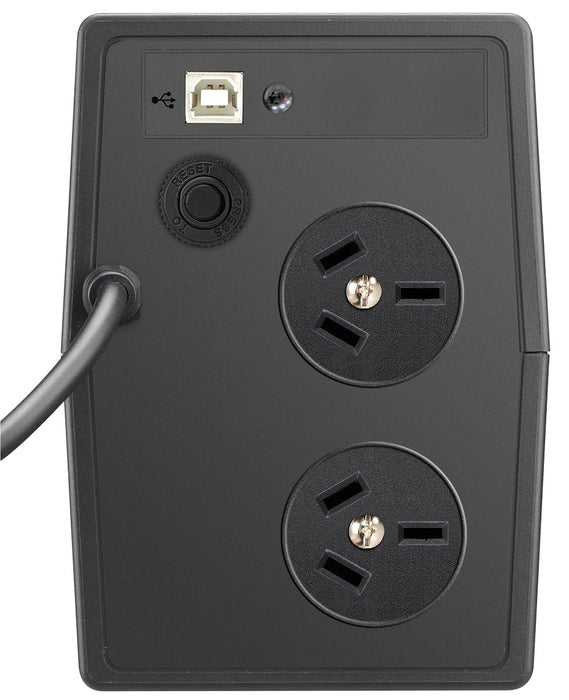 DYNAMIX ECO Range 600VA (360W) Line Interactive UPS. 2x NZ Power Sockets with Ba - LX2001 - Homewares, Outdoor, Phone Accessories, Cases, Speakers, Headphones + More -