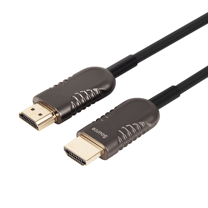 UNITEK 15m UltraPro HDMI 2.0 Fibre Active Optic Cable. OD 4.0mm. Zinc Alloy Conn