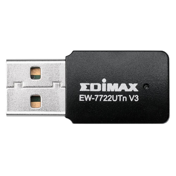 EDIMAX N300 Wi-Fi 4 Mini USB-A Wireless Adapter. Up to 300Mbps With Wireless 802