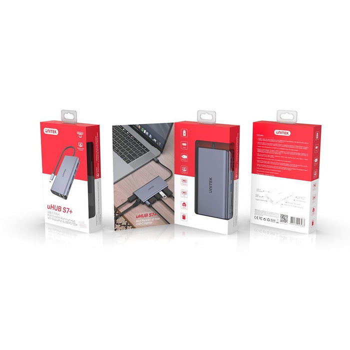 UNITEK 7-in-1 USB 3.1 Multi-Port Hub with USB-C Connector. Includes 1x HDMI Port