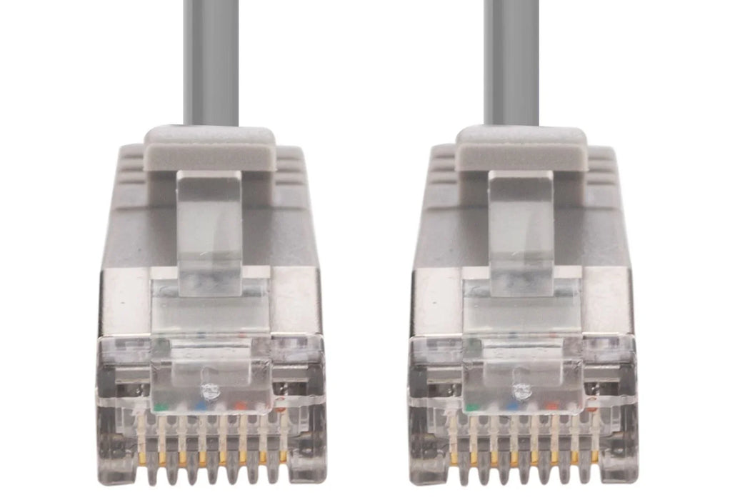 DYNAMIX 3m Cat6A S/FTP Grey Ultra-Slim Shielded 10G Patch Lead (34AWG) with RJ45 - LX2001 - Homewares, Outdoor, Phone Accessories, Cases, Speakers, Headphones + More -