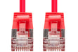 DYNAMIX 1m Cat6A S/FTP Red Ultra-Slim Shielded 10G Patch Lead (34AWG) with RJ45 - LX2001 - Homewares, Outdoor, Phone Accessories, Cases, Speakers, Headphones + More -