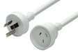 DYNAMIX 2M 240v 10A Standard Duty Power Extension Lead (3 Core 1.0mm) White - LX2001 - Homewares, Outdoor, Phone Accessories, Cases, Speakers, Headphones + More -
