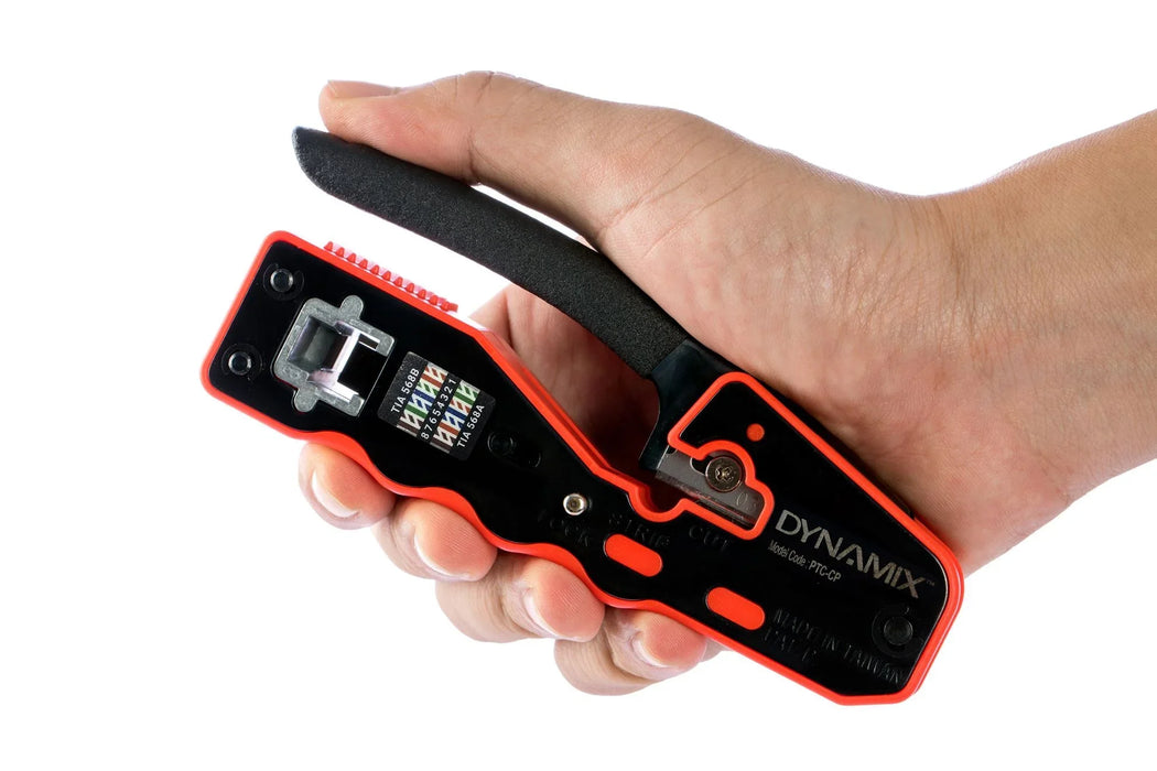 DYNAMIX Compact Push Through Crimper with Built-in Stripping & Cutting Blade. Bu - LX2001 - Homewares, Outdoor, Phone Accessories, Cases, Speakers, Headphones + More -
