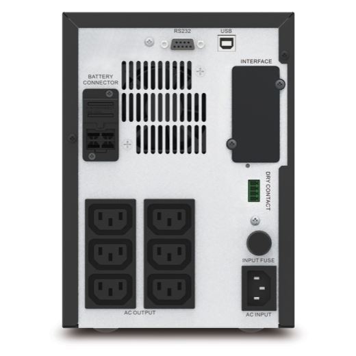 APC Easy UPS line-Interactive 1500VA (1050W) Tower. 230V Input/Output. 6x IEC C1