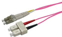 30M 50u LC/SC OM4 Fibre Lead (Duplex, Multimode) Raspberry Pink LSZH Jacket - LX2001 - Homewares, Outdoor, Phone Accessories, Cases, Speakers, Headphones + More -