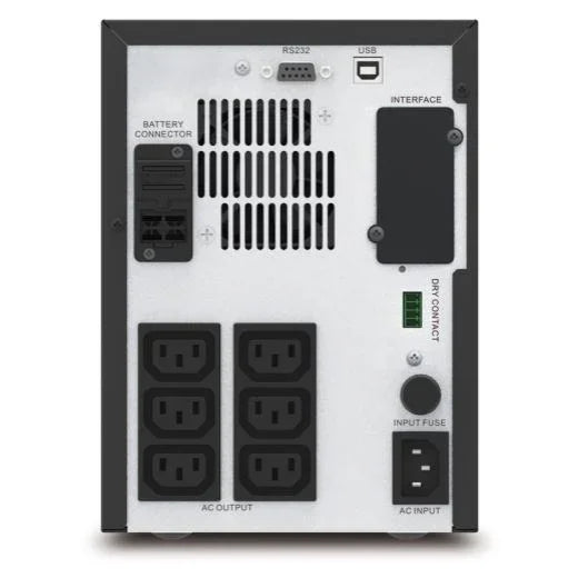 APC Easy UPS Line-Interactive 750VA (525W) Tower. 230V Input/Output. 6x IEC C13 - LX2001 - Homewares, Outdoor, Phone Accessories, Cases, Speakers, Headphones + More -