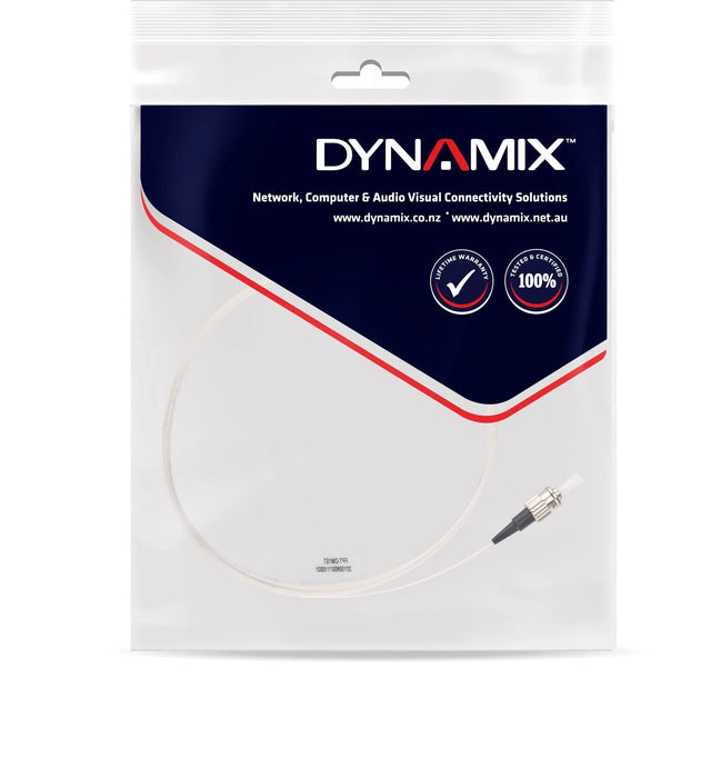 DYNAMIX 2M ST Pigtail OM1 1x Piece White, 62.5/900um Multimode Fibre - LX2001 - Homewares, Outdoor, Phone Accessories, Cases, Speakers, Headphones + More -